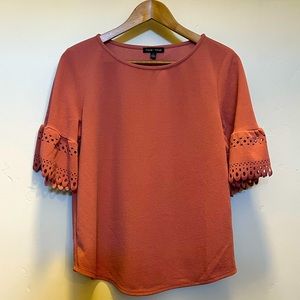 Pink Blouse with Decorative Sleeve